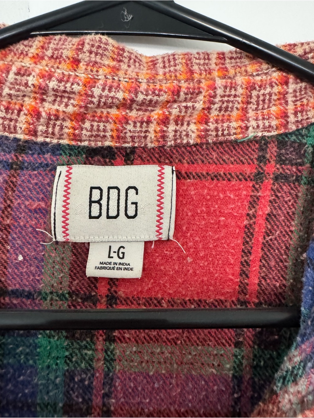 BDG Patchwork Plaid Button-Down Shirt - Picture 2 of 3